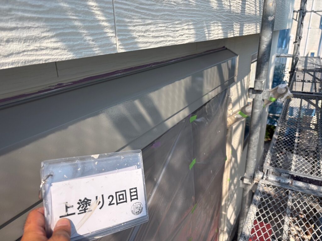 シャッターBOX塗装完成