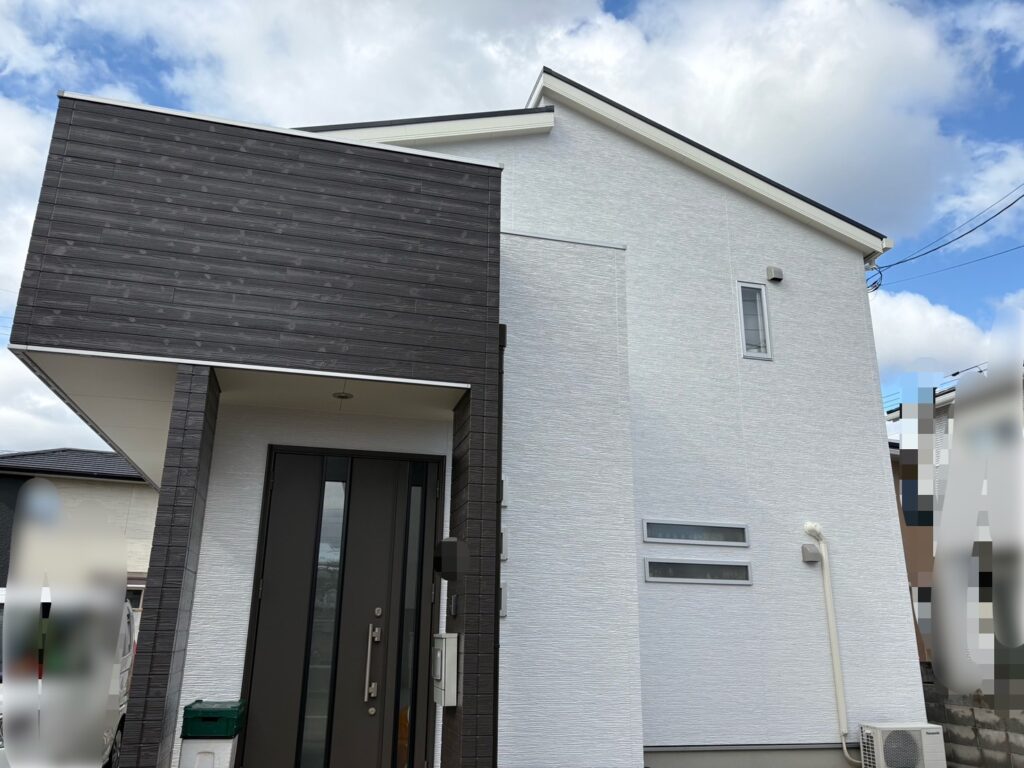完成です。<br />
I様　数多くの塗装店から弊社にご依頼いただきありがとうございました。